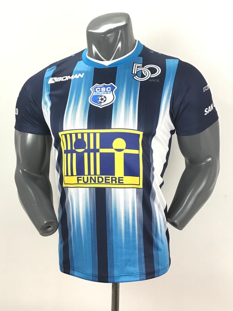 Front of the San Camilo 2021 home football shirt