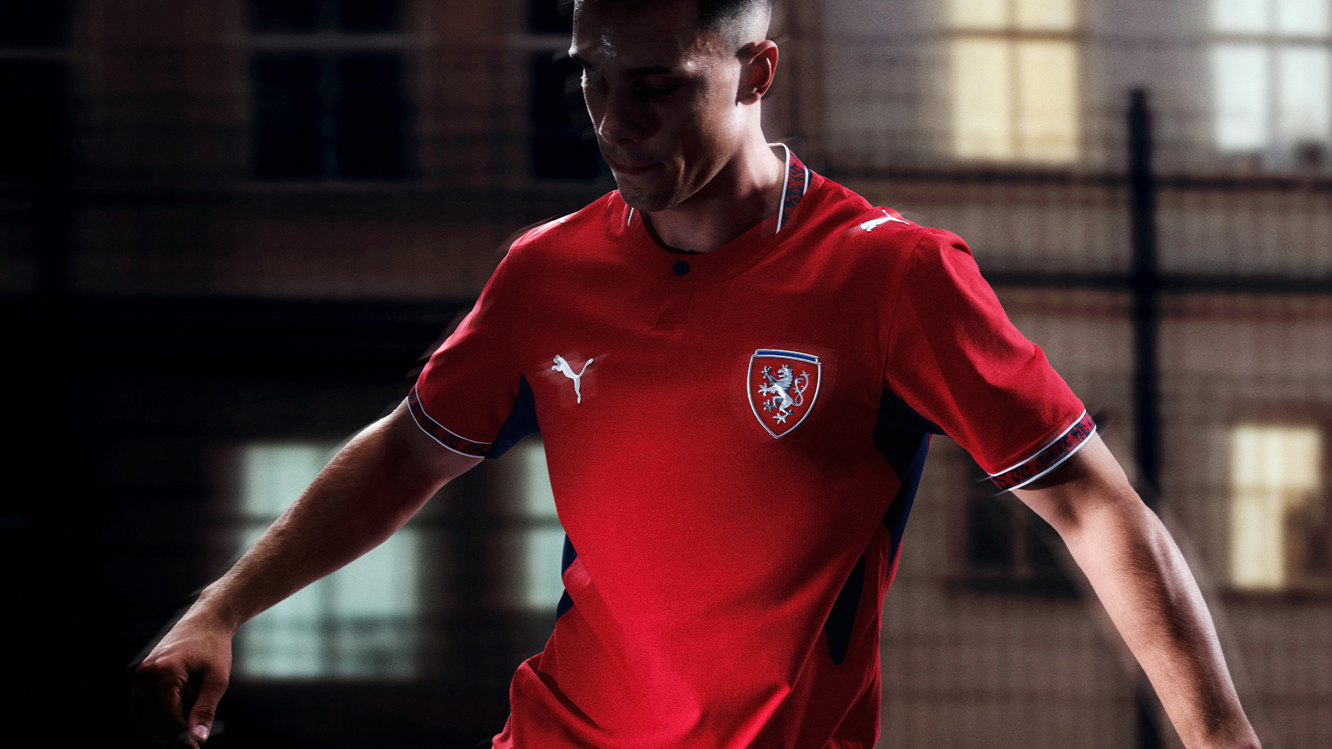 Front of the Czech Republic 2026 home football shirt