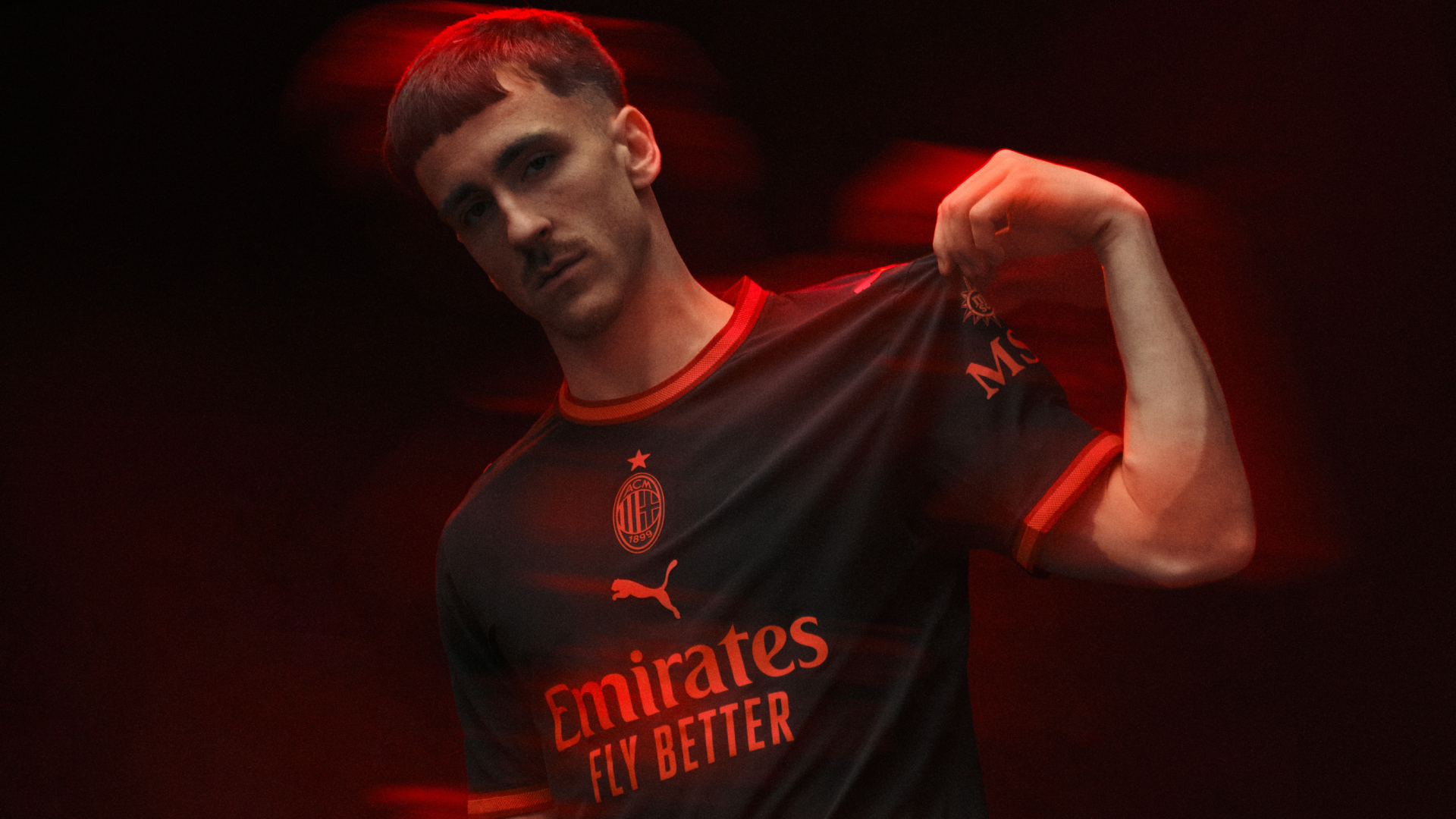 Front of the AC Milan 2026–27 third football shirt